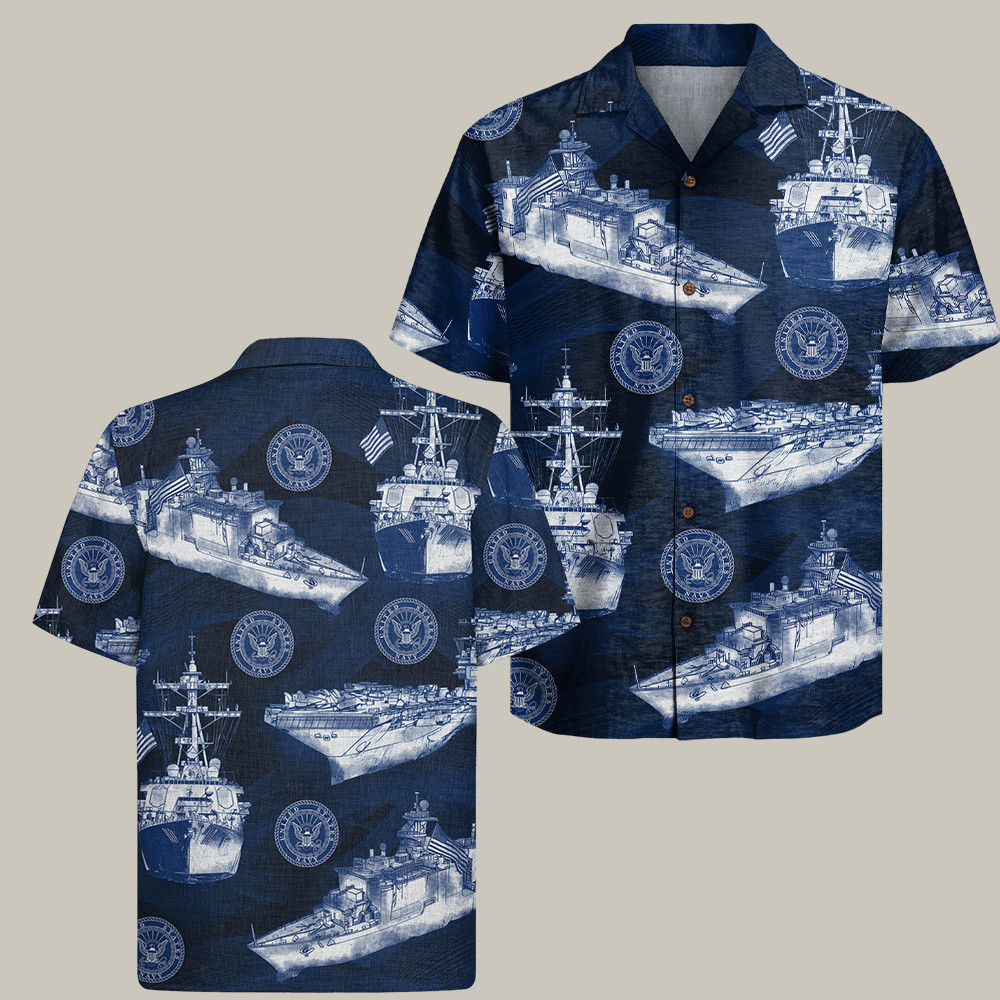 Us Navy 250th Anniversary Hawaiian Shirt Navy Clothing Navy Retirement Gift Ideas
