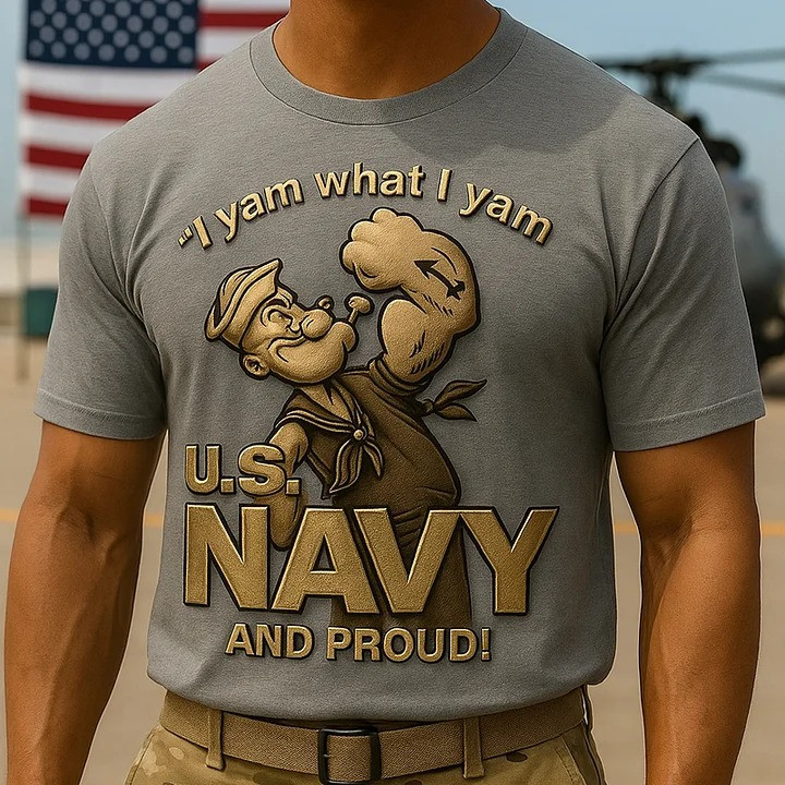 US Navy And Proud Shirt Patriotic T-Shirt Gifts For Navy Veterans