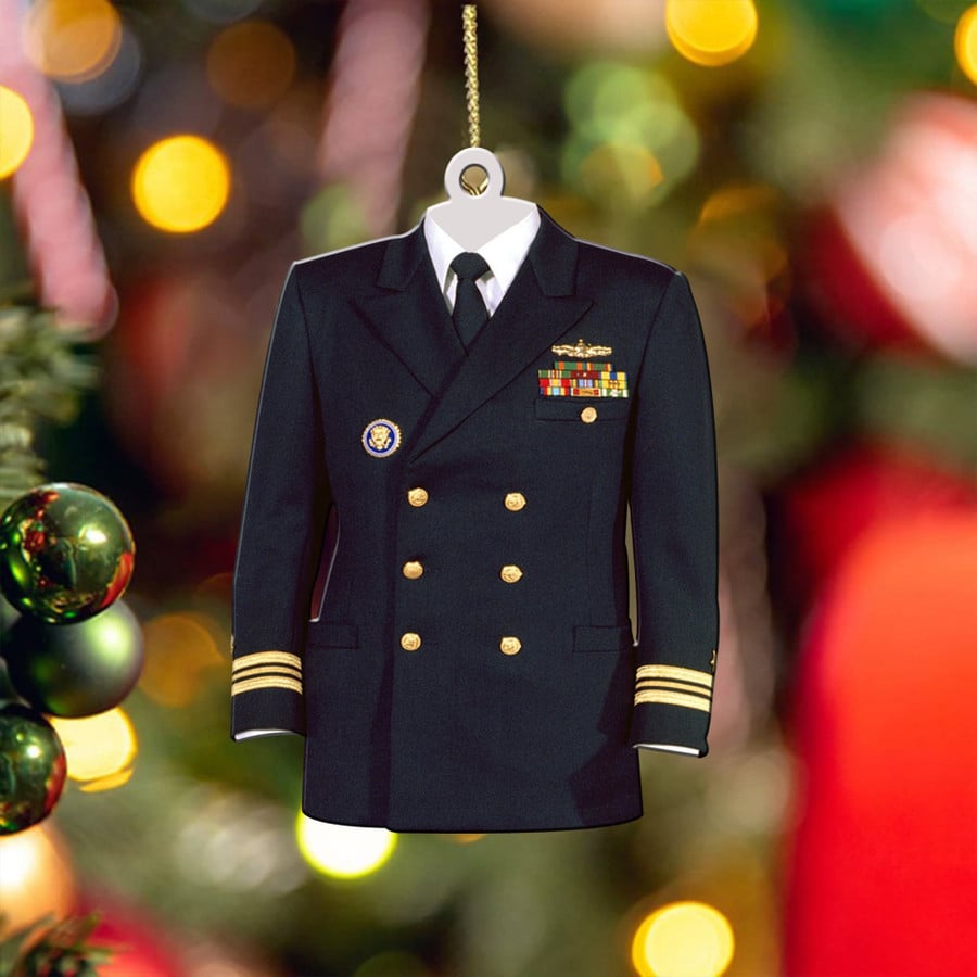 US Navy Service Dress Blue Uniform Christmas Ornament Christmas Tree Decor Navy Xmas Gifts