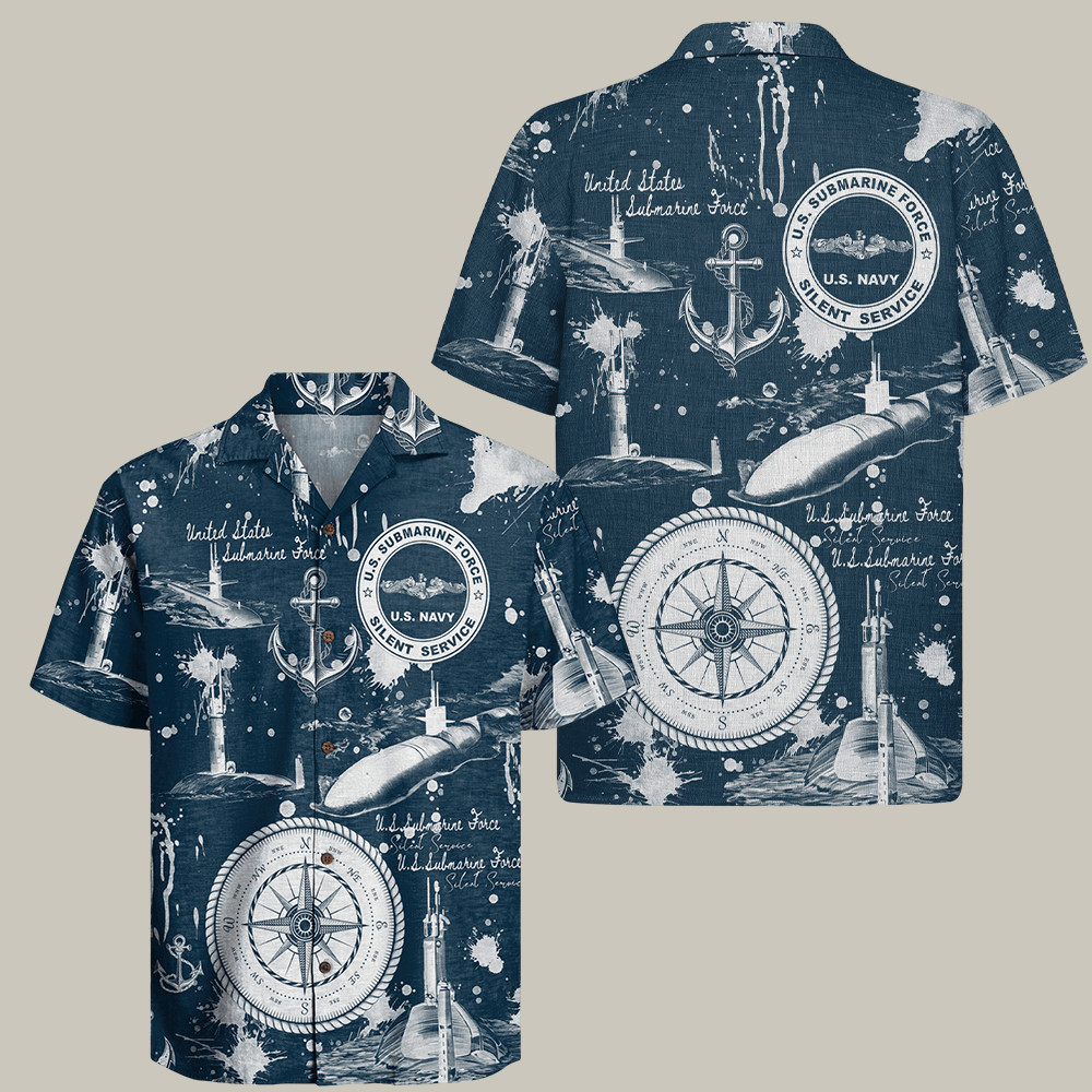 Us Navy Submarine 250th Birthday Hawaiian Shirt Silent Service Us Navy Veteran Gifts