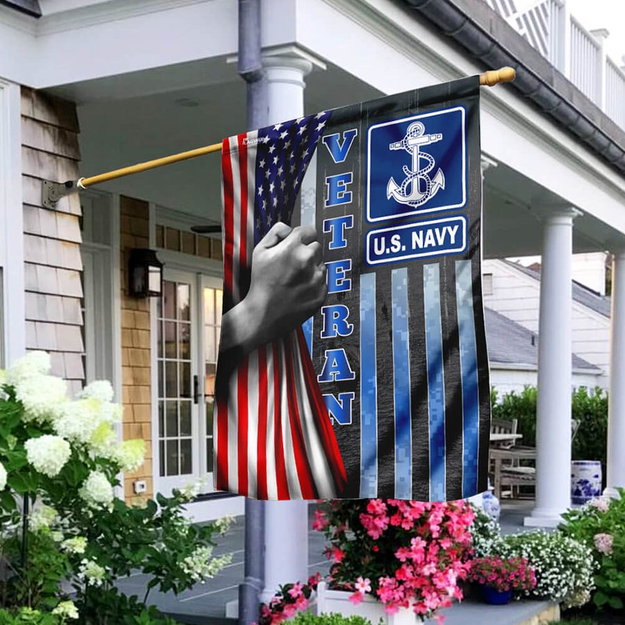 US Navy Veteran I Served Flag United State Navy Veteran Flag Home Decorative Gifts