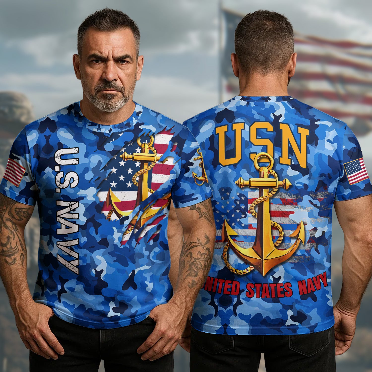 US Navy Veteran T-Shirt United States Navy Veterans Day Unique Veteran Apparel