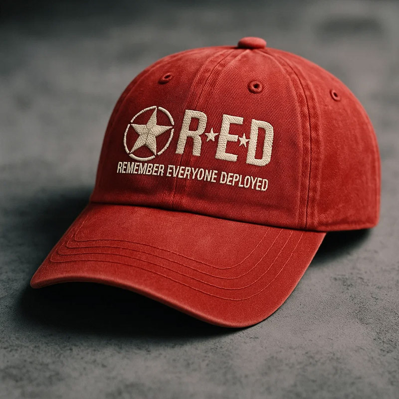 US Red Friday Hat Remember Everyone Deployed Baseball Cap Veteran Presents