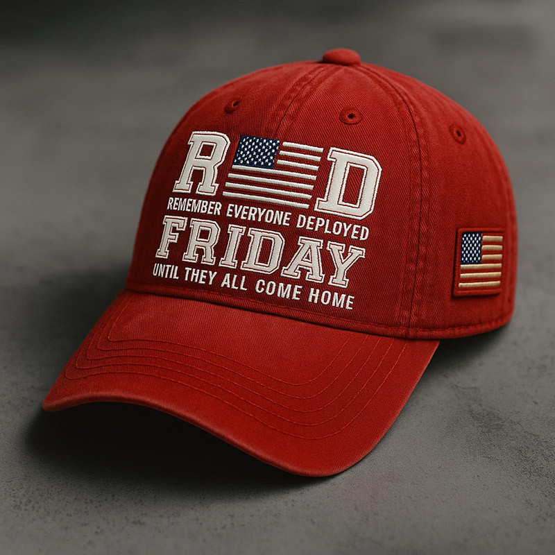 US Red Friday Hat Remember Everyone Deployed Patriotic Baseball Cap Memorial Gifts