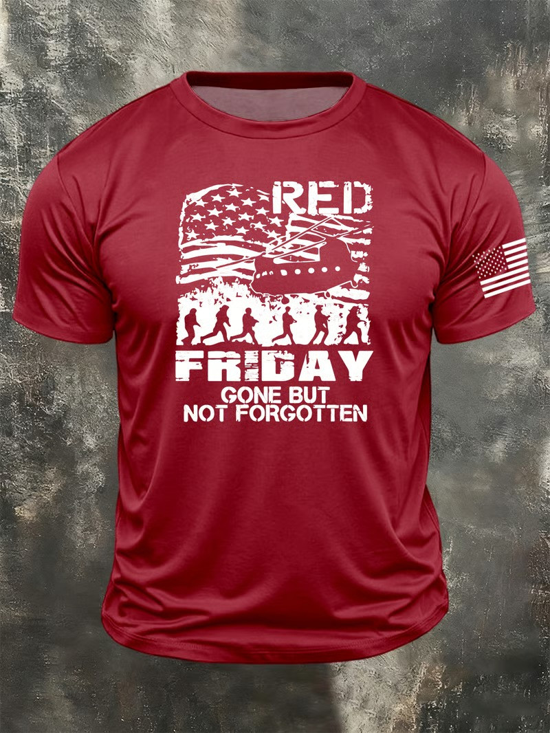 US RED Friday Merch Gone But Not Forgotten Shirt Retired Military Apparel Veterans Gifts