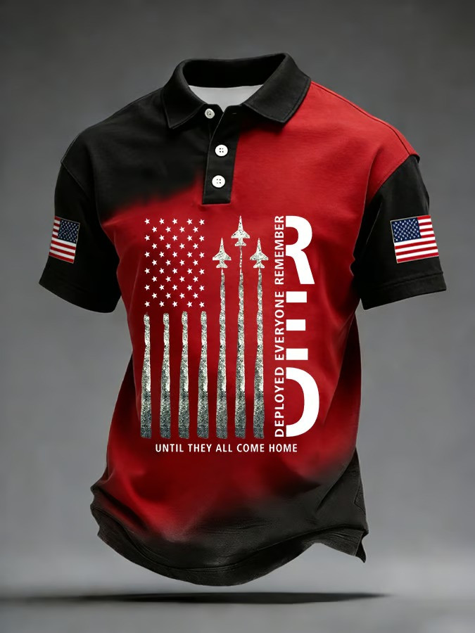 US Red Friday Merch Remember Everyone Deployed Polo Shirt Until They All Come Home Shirts