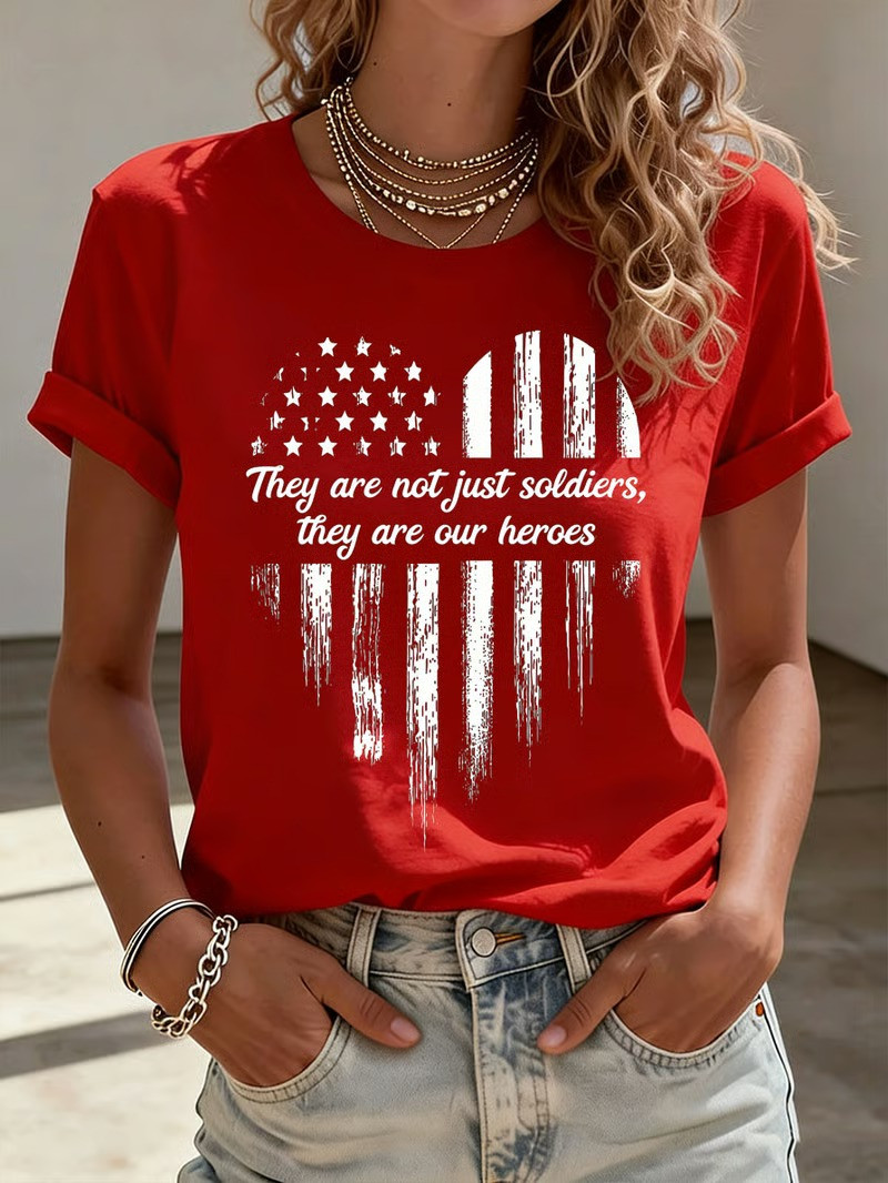 US RED Friday Merch They Are Not Just Soldiers They Are Our Heroes Shirt Veterans Gifts