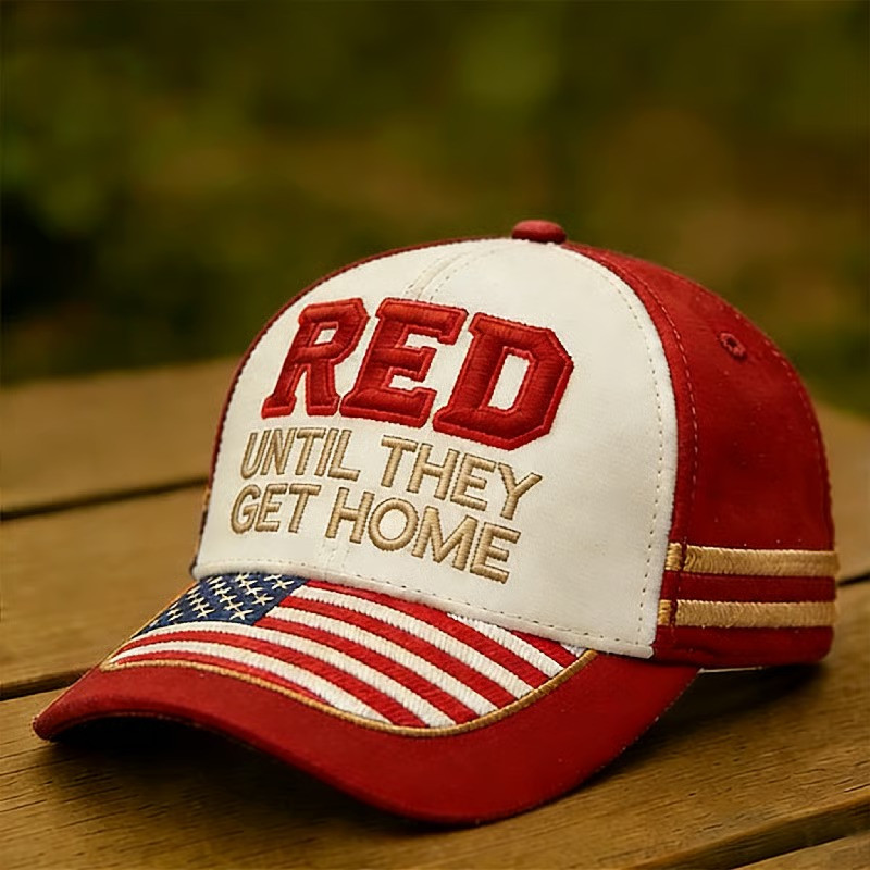 US RED Friday Until They All Come Home Hat Proud Veteran Cap Gifts For Veterans