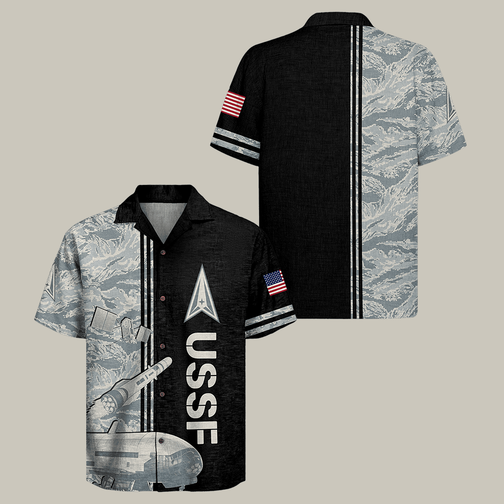 US Space Force Hawaiian Shirt United States Space Force Clothes Vet Gift For Him