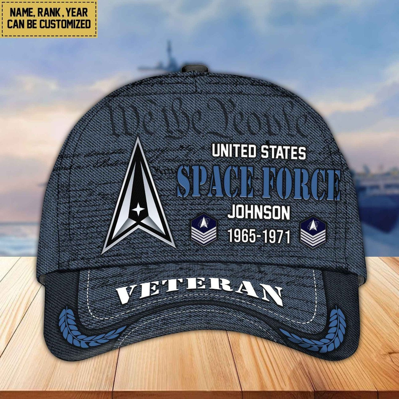 US Space Force Personalized Custom We All People Baseball Cap Gift For Veterans Day
