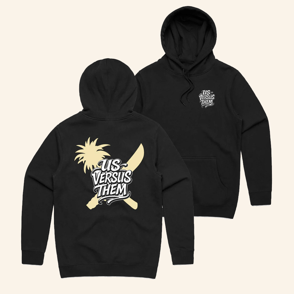 Us Versus Them Merch Scripted Hoodie Christmas Present For Friends Us Versus Them Merch Scripted Hoodie Christmas Present For Friends