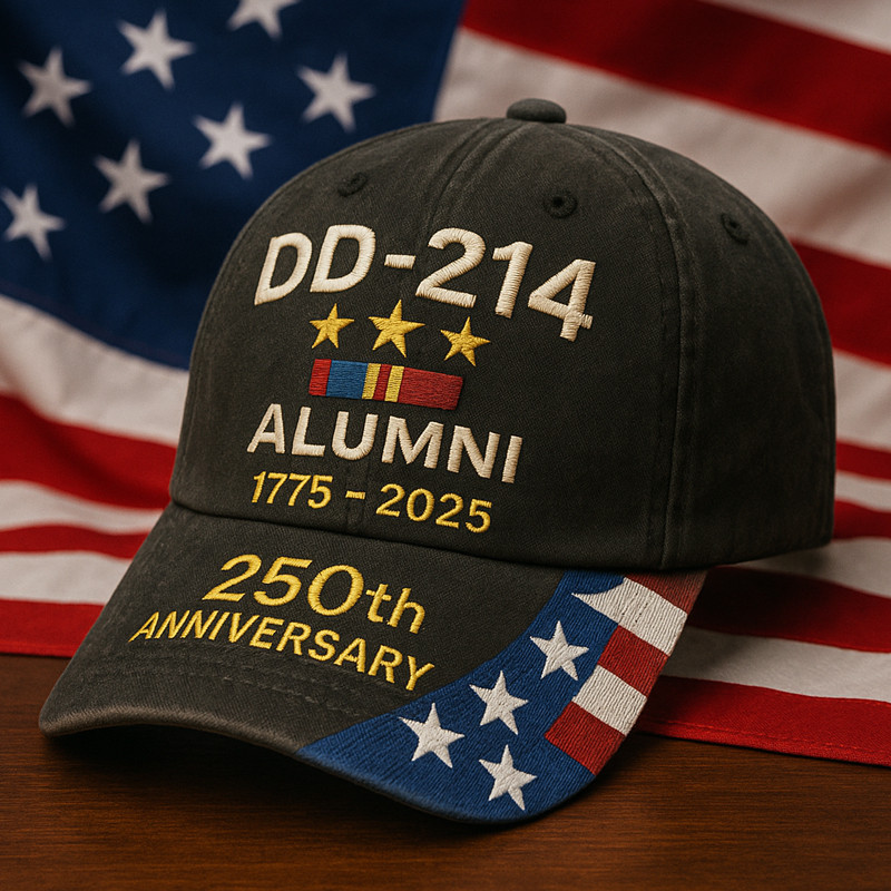 US Veteran 250Th Anniversary 1775 2025 Hat DD 214 Man Card Baseball Cap Gifts For Patriots