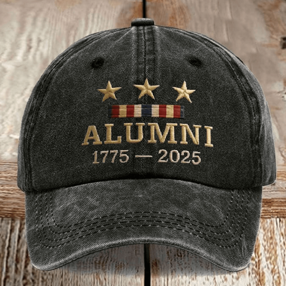 US Veteran 250th Anniversary Hat Alumni Apparel Veteran Baseball Cap Patriotic Gifts