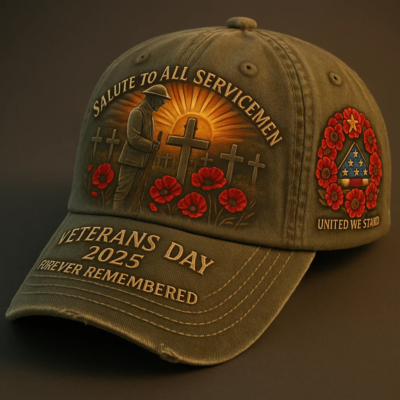 US Veteran 250Th Anniversary Hat Salute To All Servicemen United We Stand Cap Gift Ideas