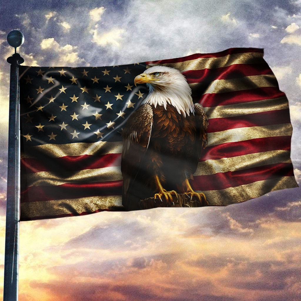 US Veteran American Eagle Flag Never Forget Patriotic Veteran Home Decorations Presents