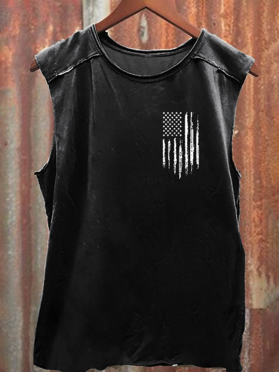 US Veteran American Flag Tank Top Veteran Support Military Shirt Gifts For Father