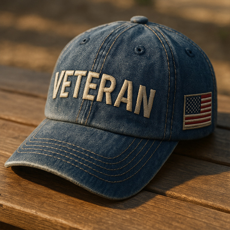 US Veteran Art Hat American Flag Patriotic Baseball Cap Best Veteran Gift Ideas