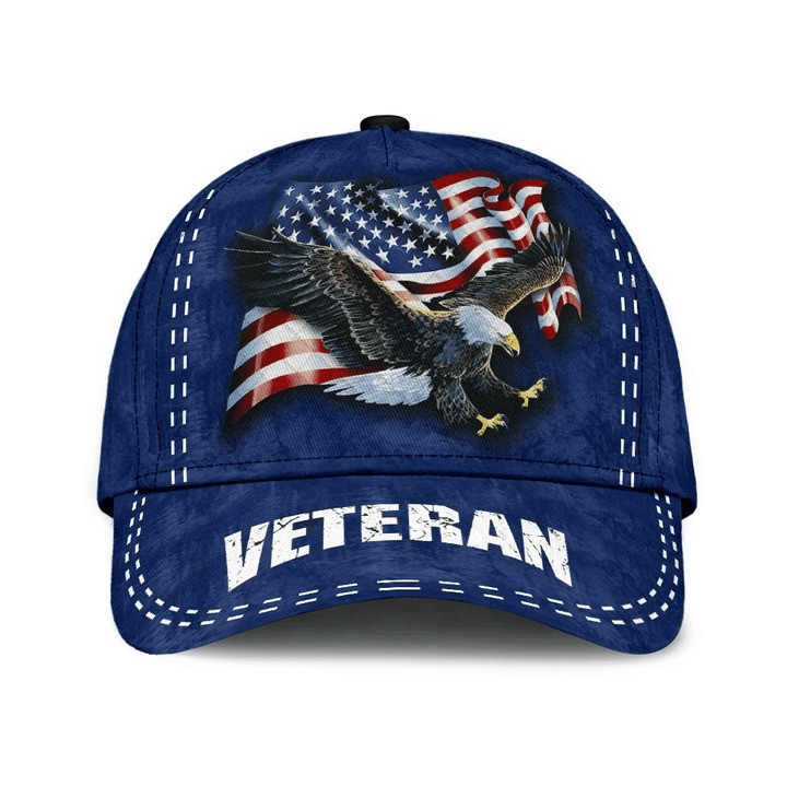 US Veteran Cap Printed Navy Gift For Friends and Husband On Veterans Day