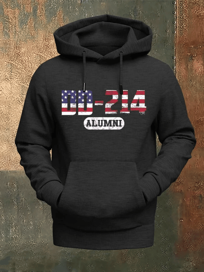 US Veteran DD-214 Alumni Hoodie Proud Veteran Merch Best Veteran Gifts For Patriots
