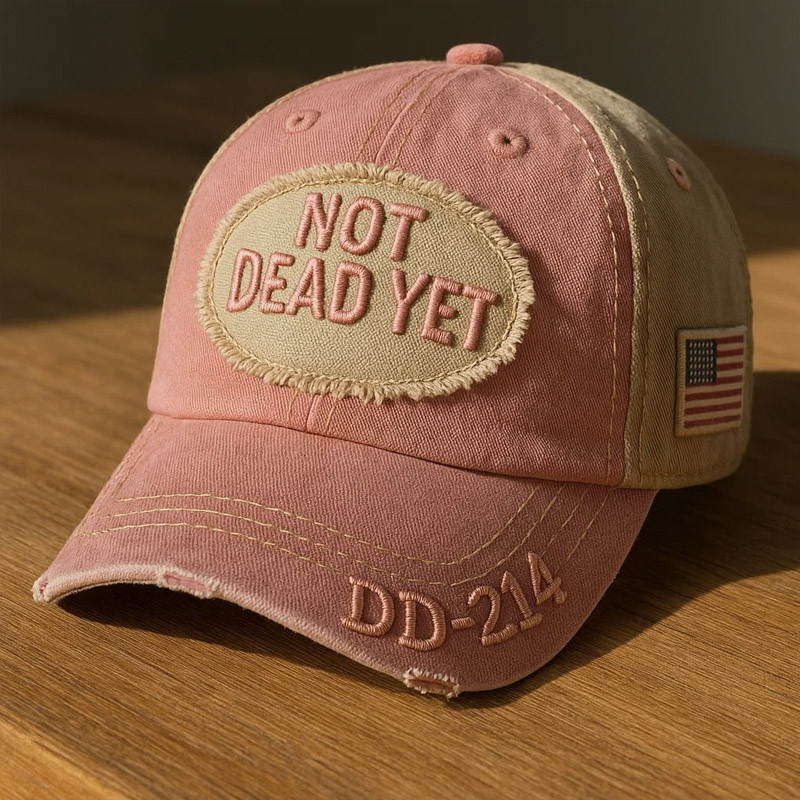 US Veteran DD 214 Hat Not Dead Yet American Flag Hat Gifts For Patriots