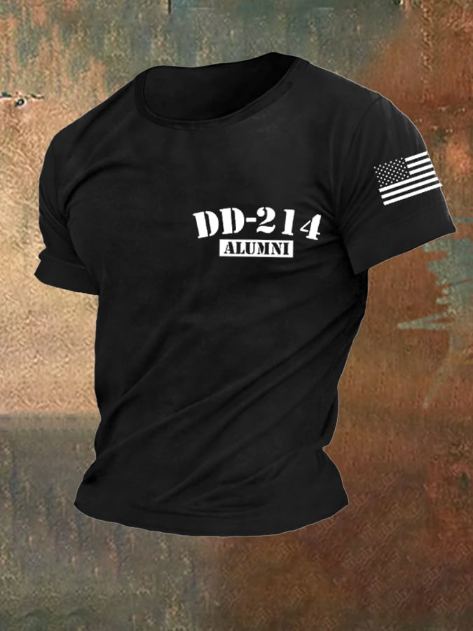 US Veteran DD 214 T-Shirt American Flag DD 214 Veteran Shirt Unique Gifts For Boyfriend