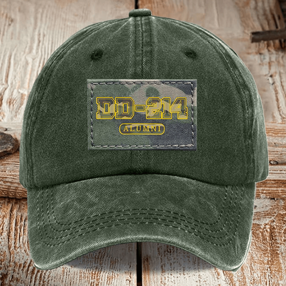 US Veteran DD214 Alumni Hat DD 214 Man Card Baseball Cap Gifts For Patriots