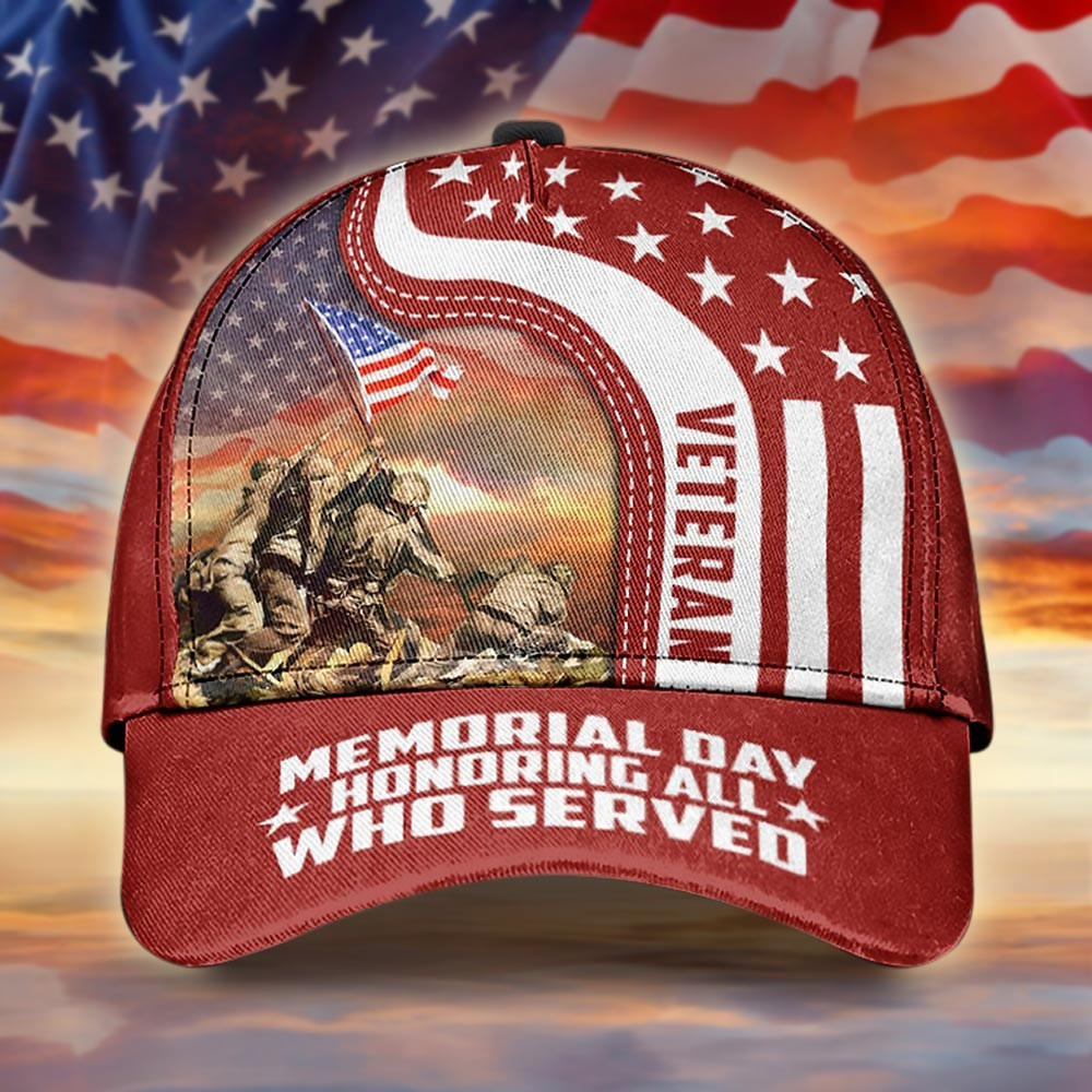 US Veteran Hat Memorial Day Honoring All Who Served Hat Gifts For Veterans