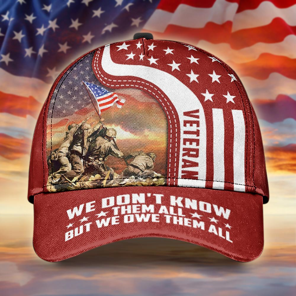 US Veteran Hat We Don't Know Them All But We Owe Them All Hat Dad Gifts