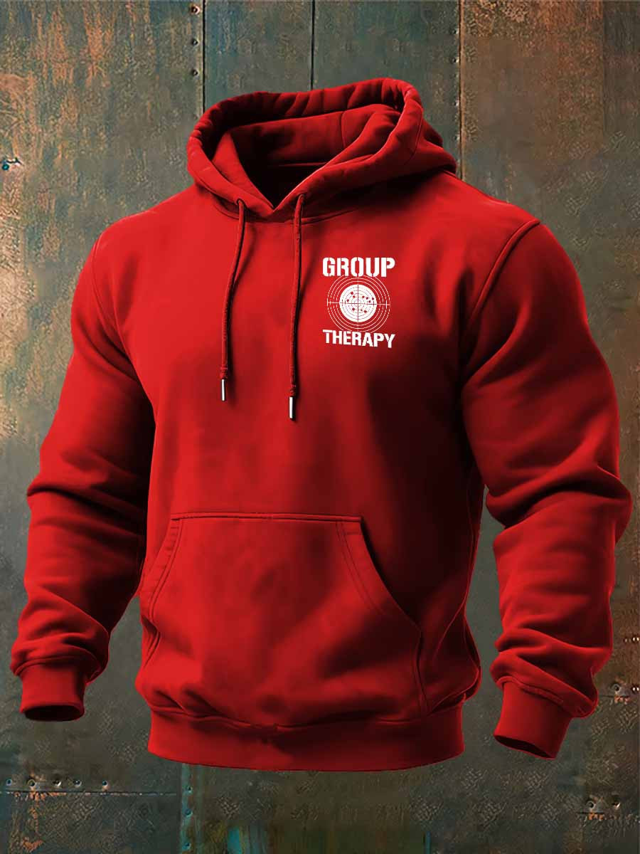 US Veteran Hoodie Group Therapy Honoring Veteran Clothing Gifts For Patriotic Dad