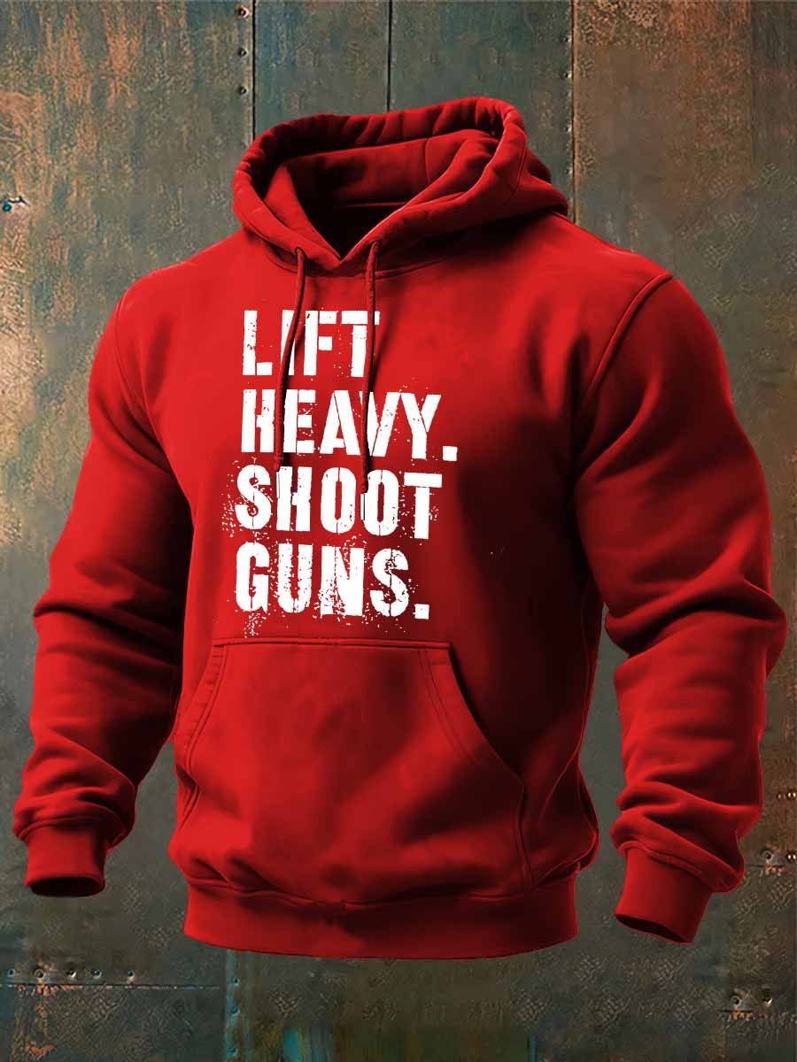 US Veteran Hoodie Lift Heavy Shoot Guns Military Clothing Unique Gifts For Veterans