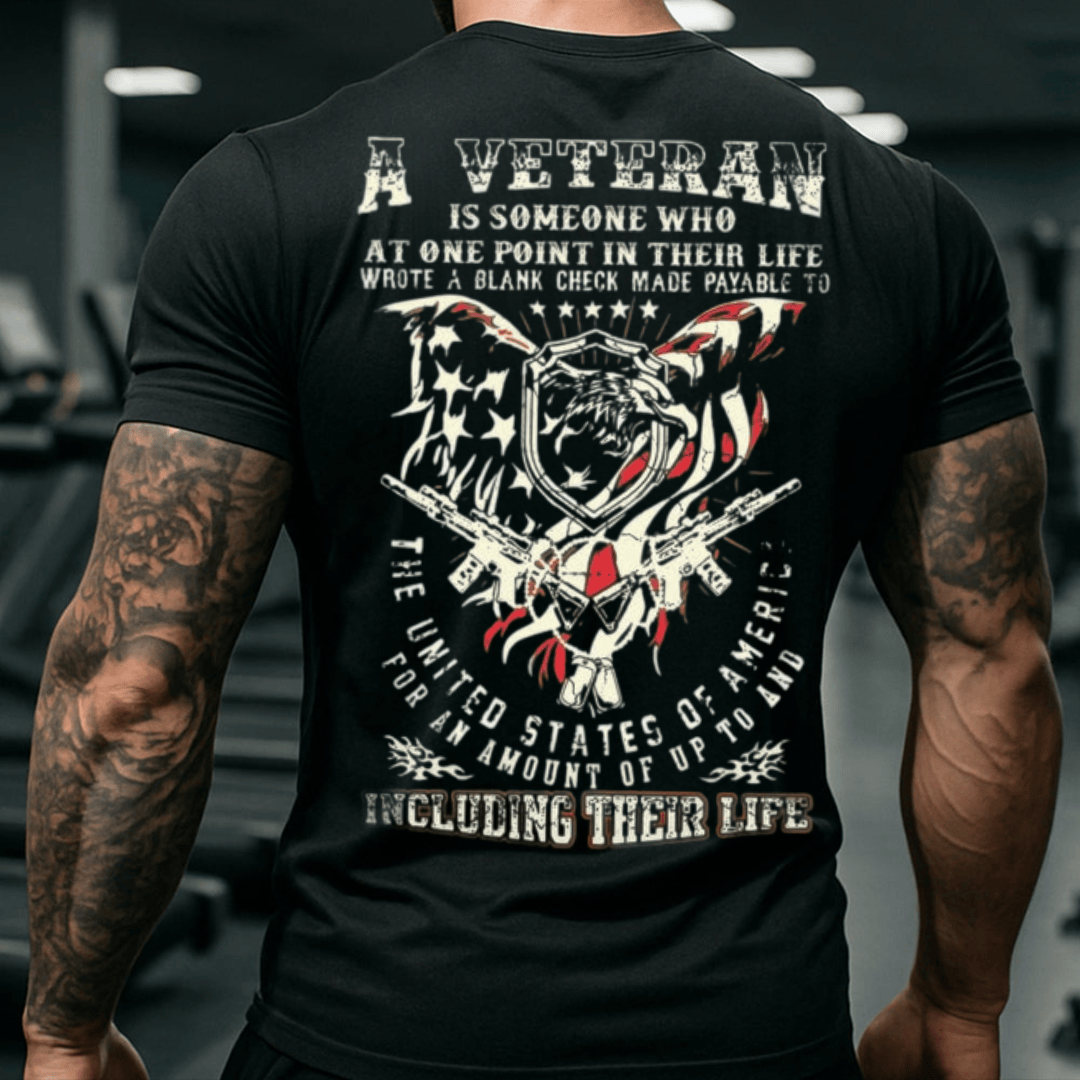 US Veteran Is Someone Who At One Point T-Shirt Including Their Life Shirt Veteran Gift Ideas