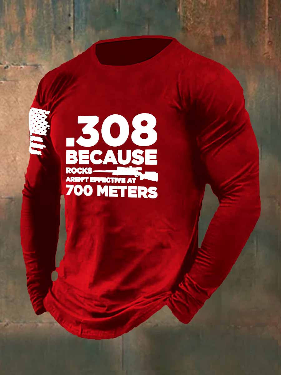 US Veteran Long Sleeve Shirt 308 700 Meters Veteran Clothing Best Gifts For Military