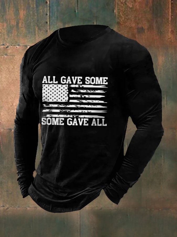 US Veteran Long Sleeve Shirt All Gave Some Some Gave All Veteran Apparel Gifts For Him