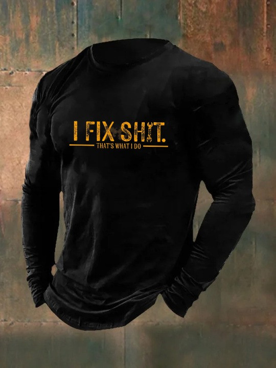 US Veteran Merch Long Sleeve Shirt I Fix This That's What I Do Best Veterans Day Gifts
