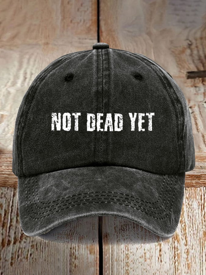 US Veteran Not Dead Yet Hat Honoring Veteran Cap Patriotic Gifts For Him