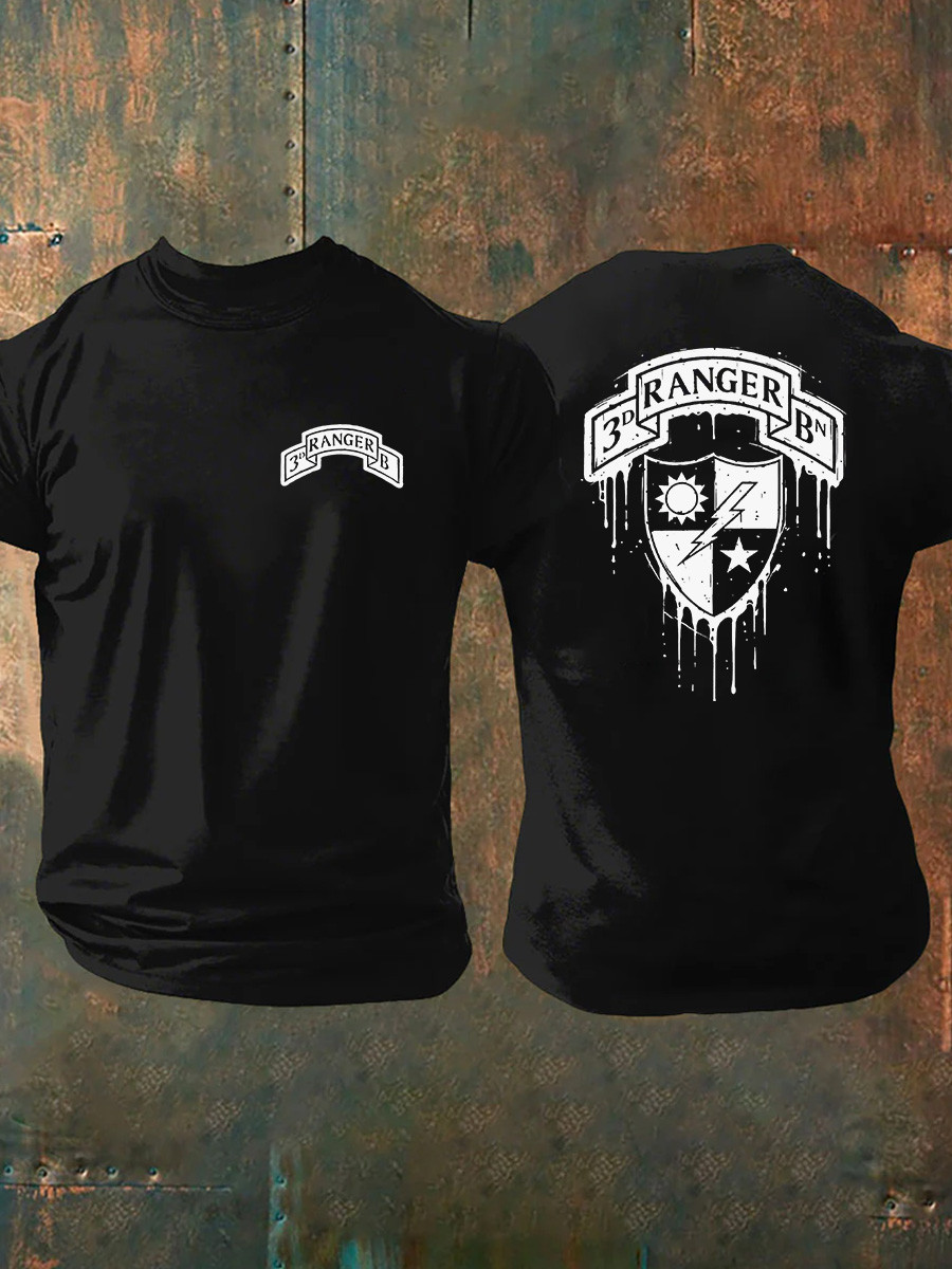 US Veteran T-Shirt 3rd Ranger Proud Veteran Apparel Gifts For Military Man