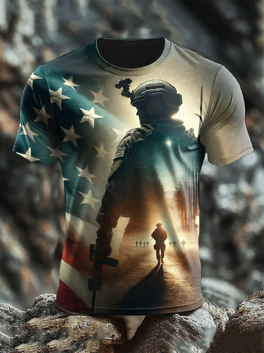 US Veteran T-Shirt United States Veterans Day Proud US Soldiers Clothing Gifts