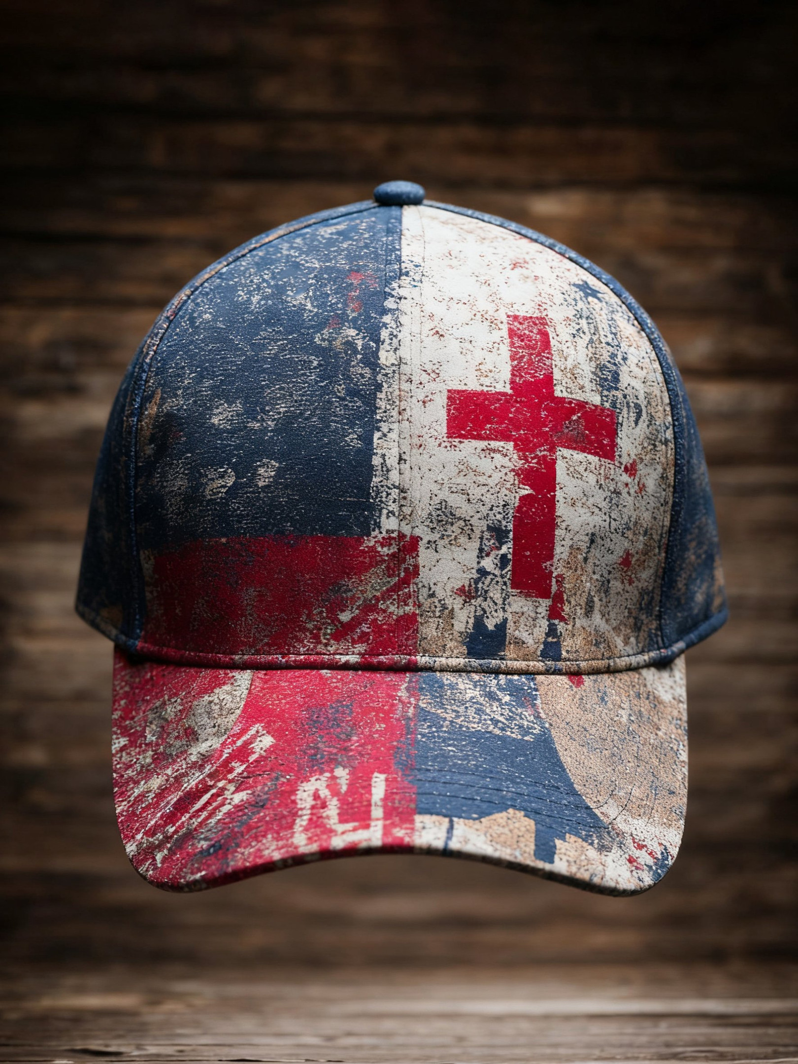 US Veteran Vintage Hat Cross Shape Christian Themed Baseball Cap Religious Gift Ideas