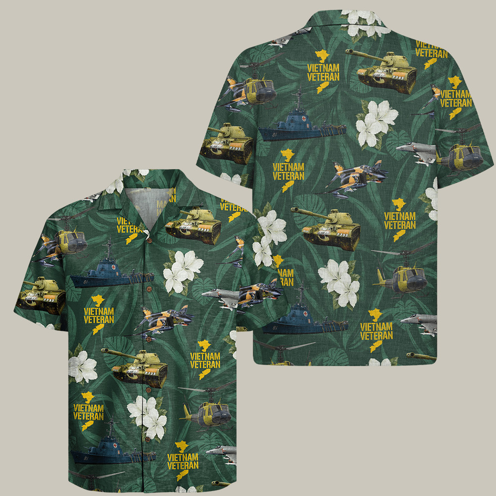 Us Vietnam Veteran 250th Years Of Service Hawaiian Shirt Airplane Apparel Gifts For Him