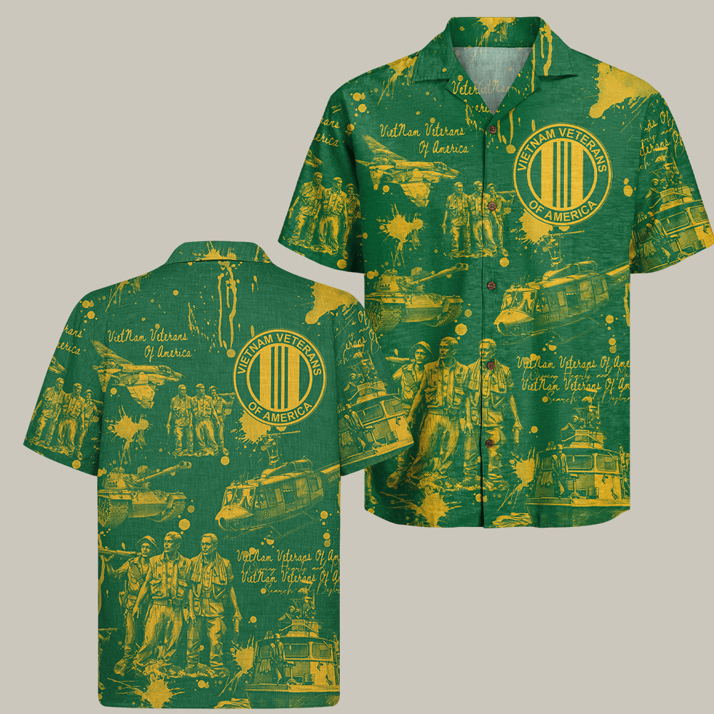 US Vietnam Veteran Hawaiian Shirt Freedom Fighter Vietnam Veteran Dad Gift
