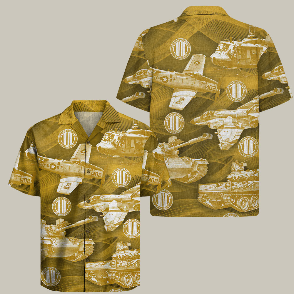 US Vietnam Veteran Hawaiian Shirt Vietnam Veteran Of America Best Gifts For Men