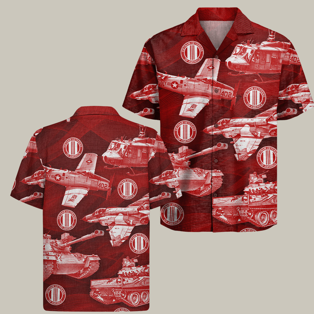 US Vietnam Veteran Hawaiian Shirt Vietnam Veteran Of America Unique Gifts For Dad