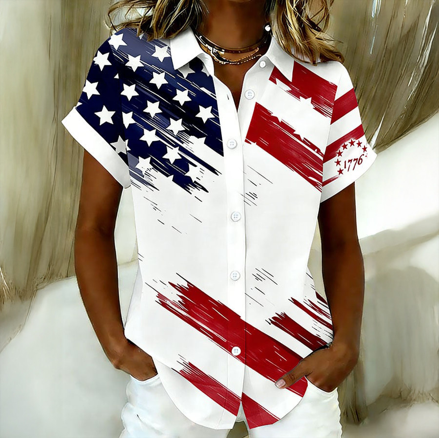 US Vintage 250th Anniversary Hawaiian Shirt America's Birthday Shirt Gift Idea