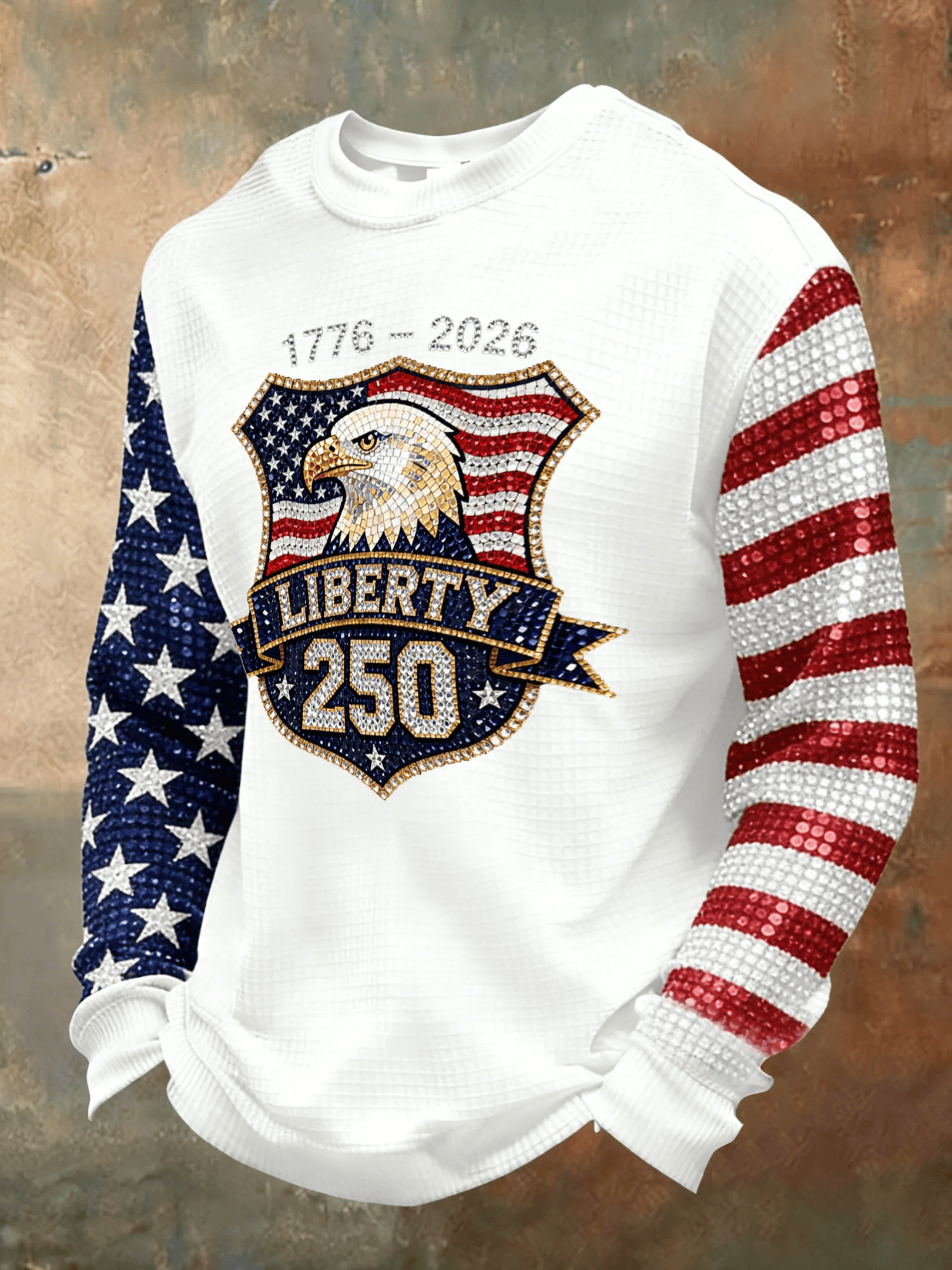USA 1776 2026 Liberty 250 Long Sleeve Shirt Fourth Of July Apparel Patriotic Themed Gifts