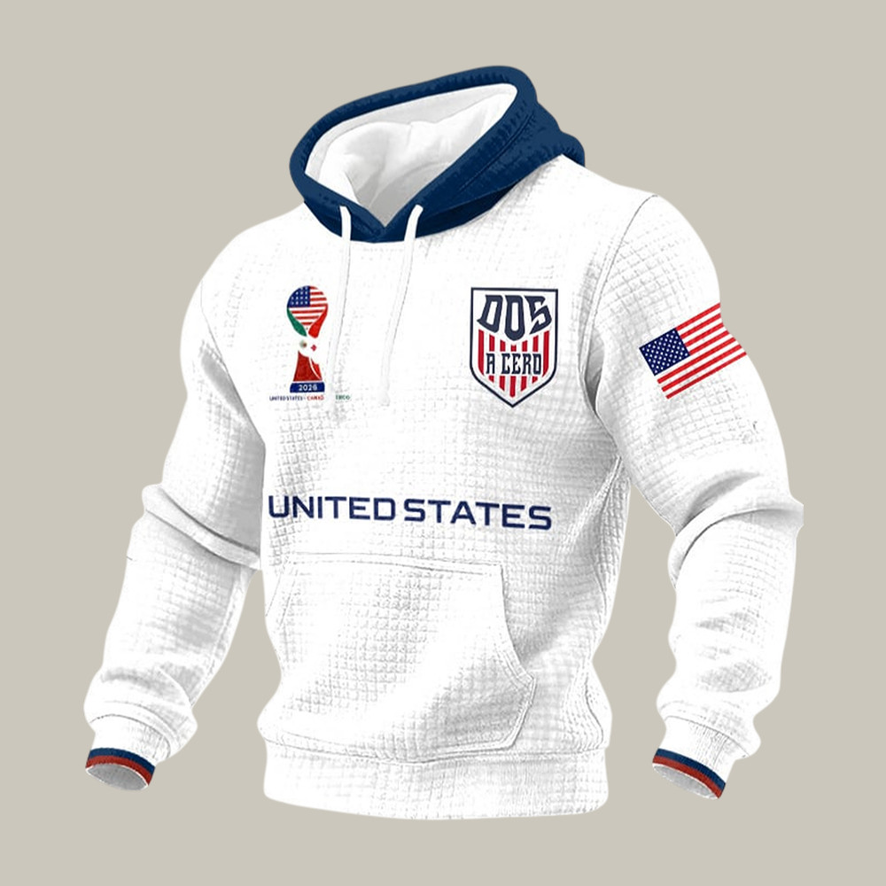 USA 2026 FIFA World Cup Hoodie American Flag Soccer Apparel Present For Dad