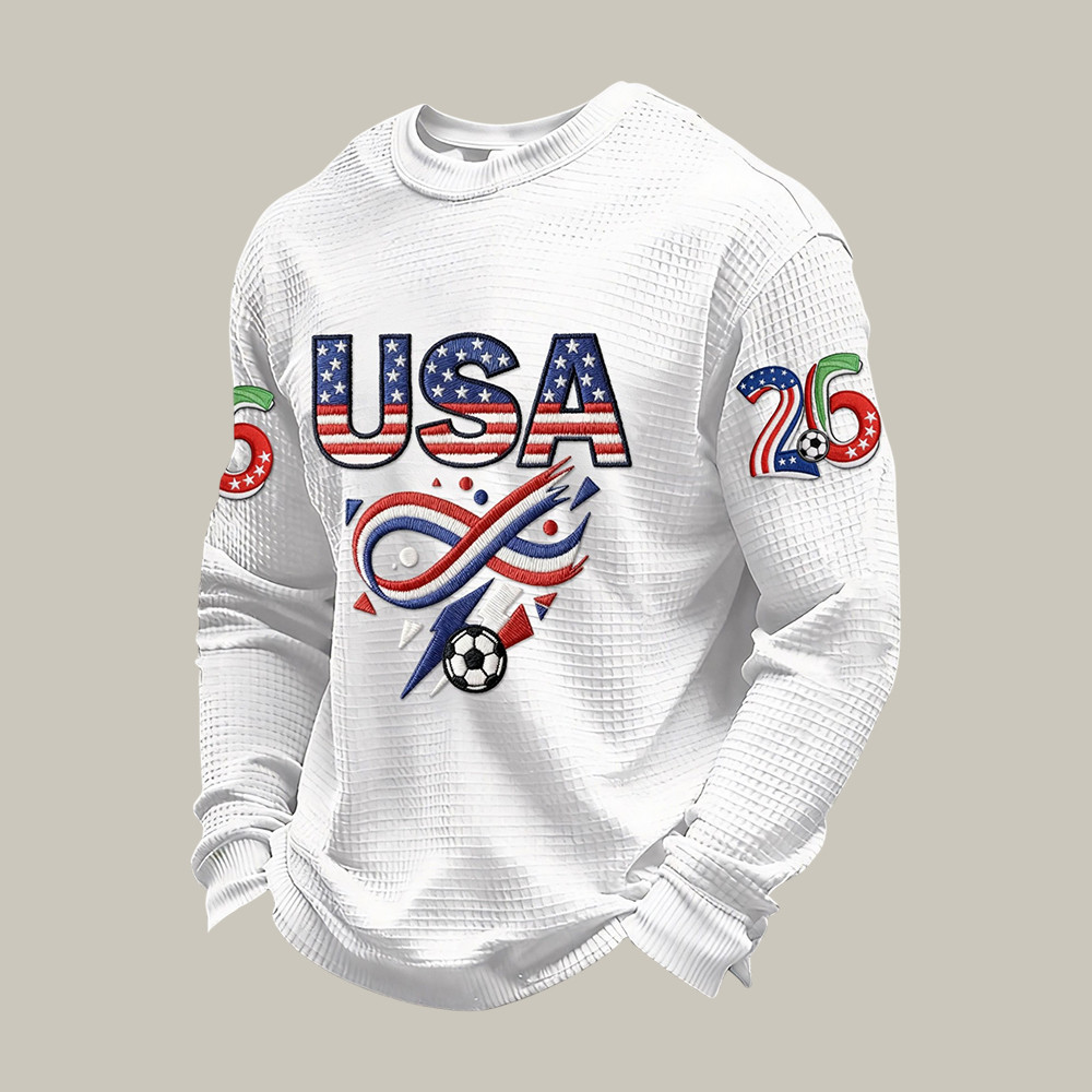 USA 2026 FIFA World Cup Long Sleeve Shirt Soccer Apparel Gift For Soccer Lover