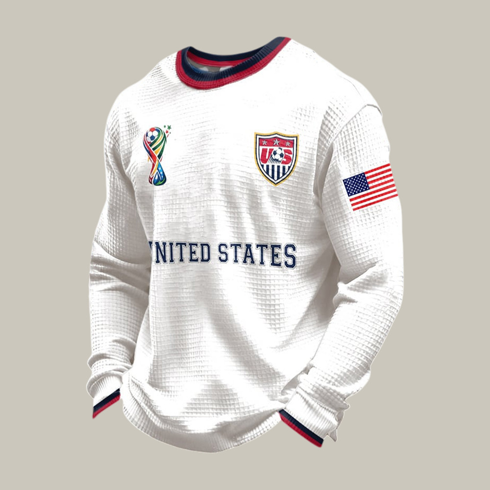 USA 2026 FIFA World Cup Long Sleeve Shirt World Cup 2026 Host Cities Apparel Soccer Gear