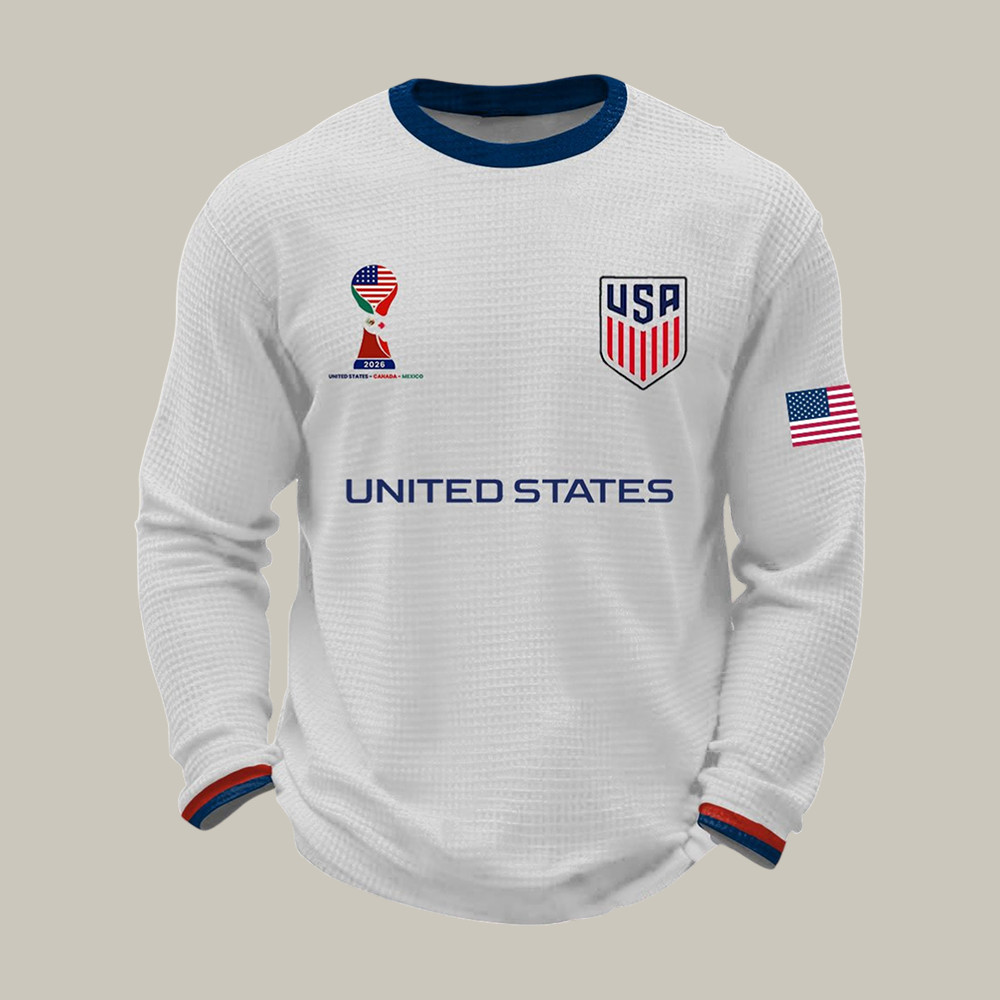 USA 2026 FIFA World Cup Long Sleeve Shirt World Cup Apparel Soccer Lover Gear