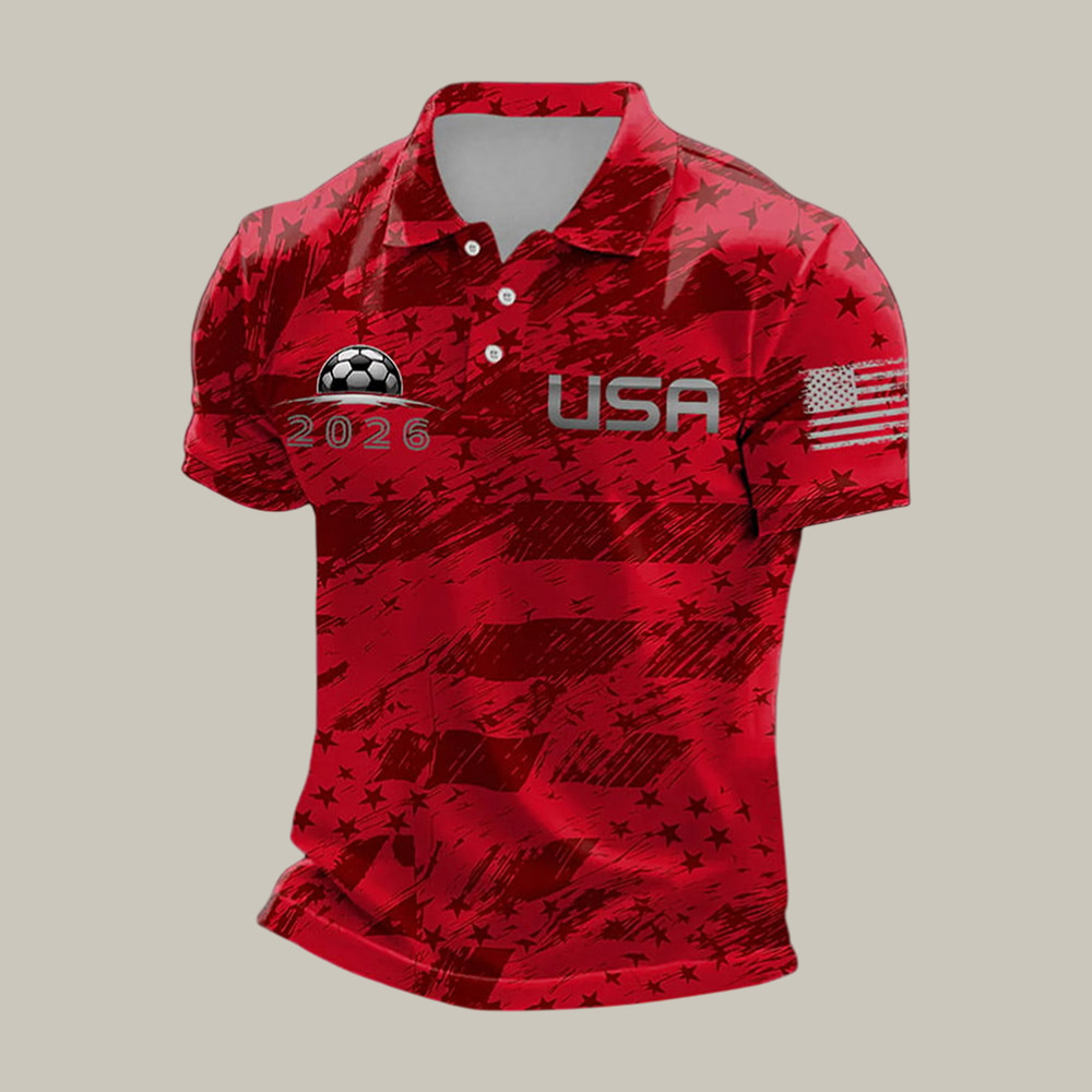 USA 2026 FIFA World Cup Polo Shirt 2026 World Cup Host Country Shirt Soccer Lover Gift