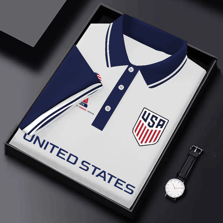 USA 2026 FIFA World Cup Polo Shirt FIFA Club World Cup Bracket Clothes Fan Gift For Father